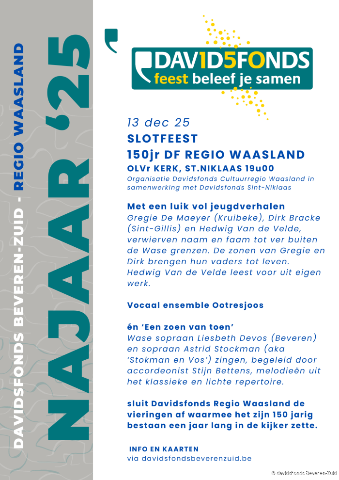 aankondiging slotfeest