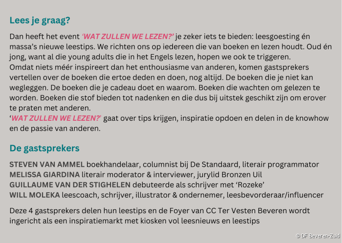 WAT ZULLEN WE LEZEN page 2