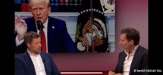 Michiel Vos en Bart Schols in gesprek